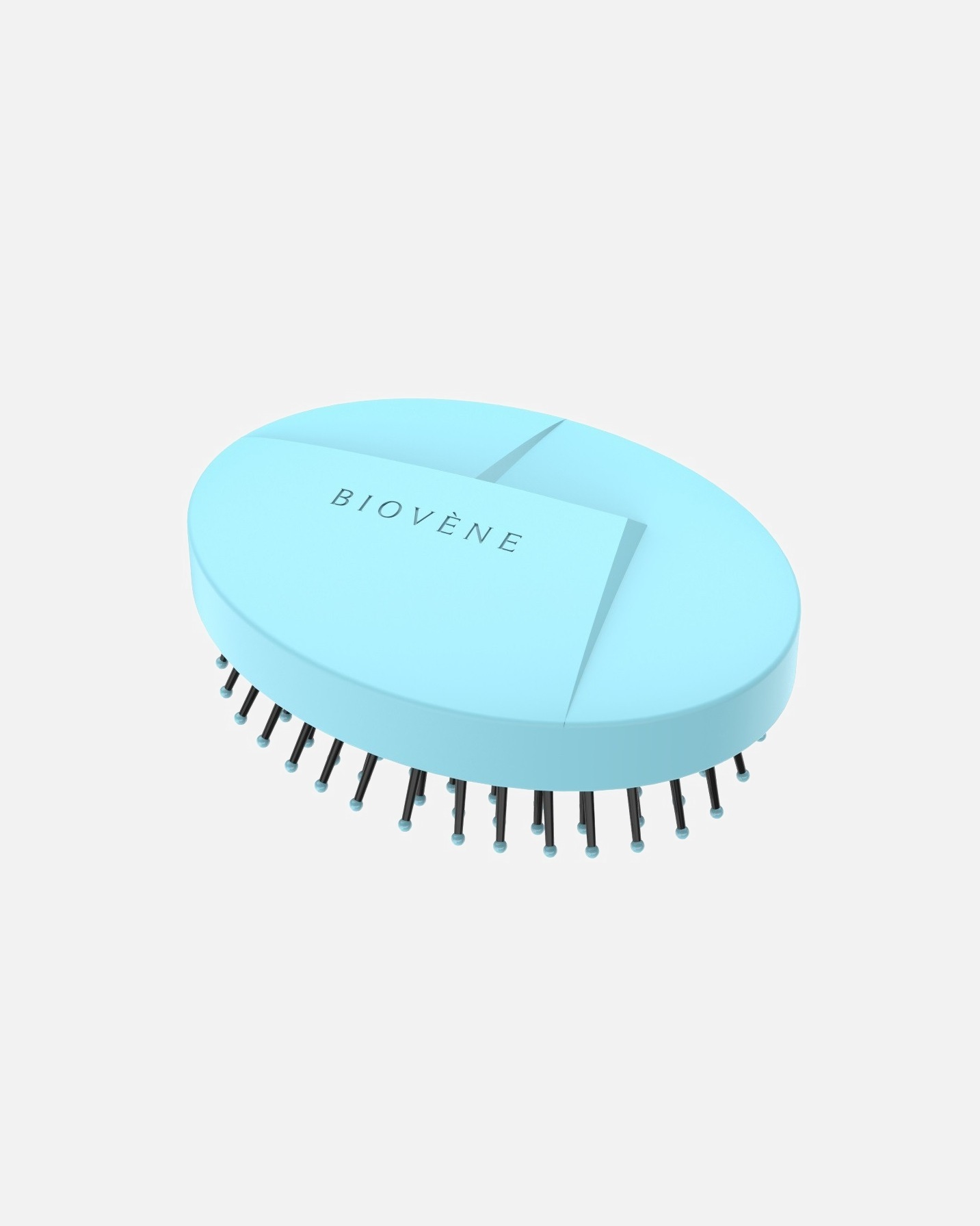 „Theconscious™ Detangler“ kompaktiškas iššukavimo šepetys, vandenyno mėlynumo – 1 vnt.