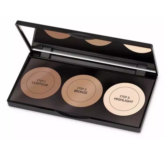 Golden Rose Contour Powder paleta do konturowania 3 x 3,5 g