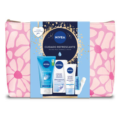 Nivea Refreshing Care Pack, ihonhoitorutiinituotteet, normaalille ja sekaiholle, 1 kpl.