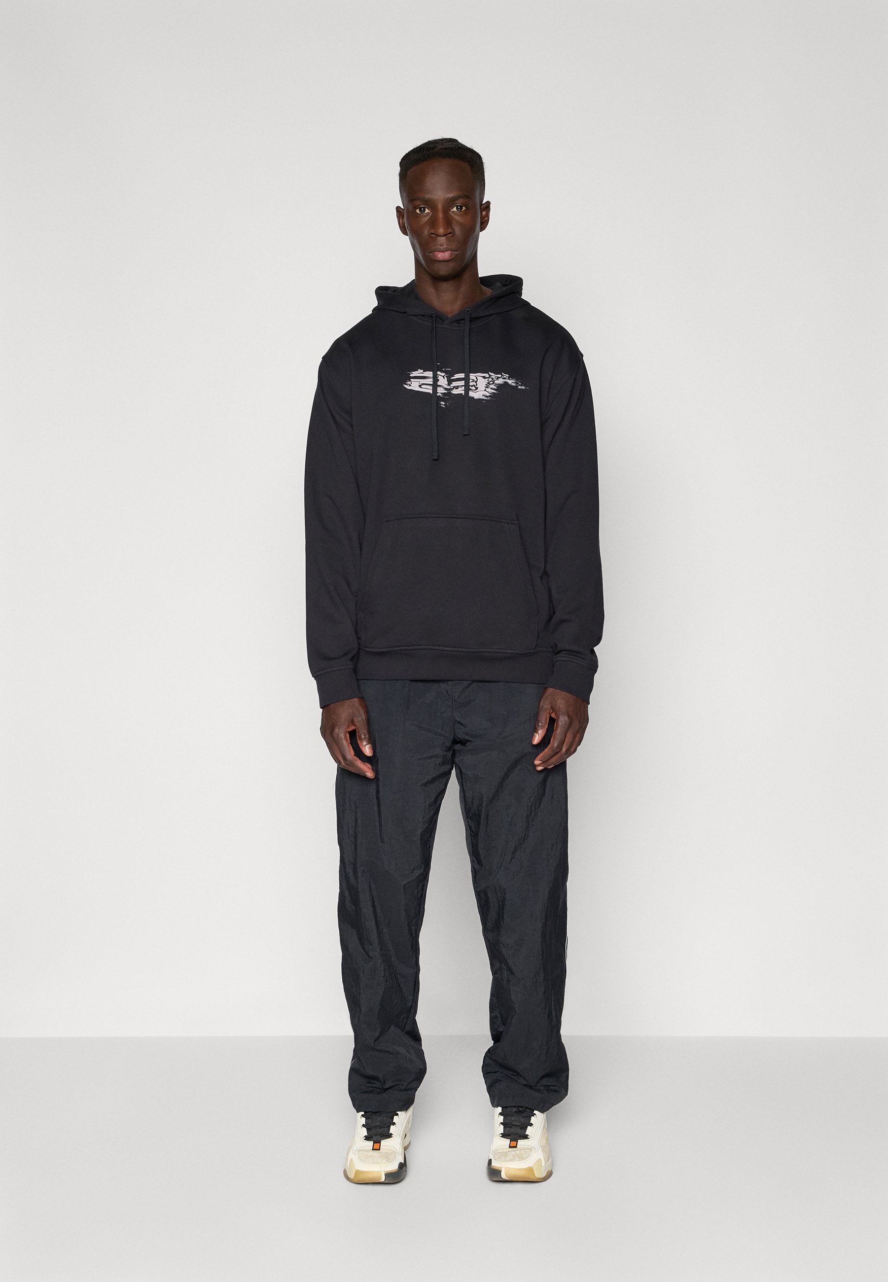 Sweat à capuche Jordan - noir/blanc