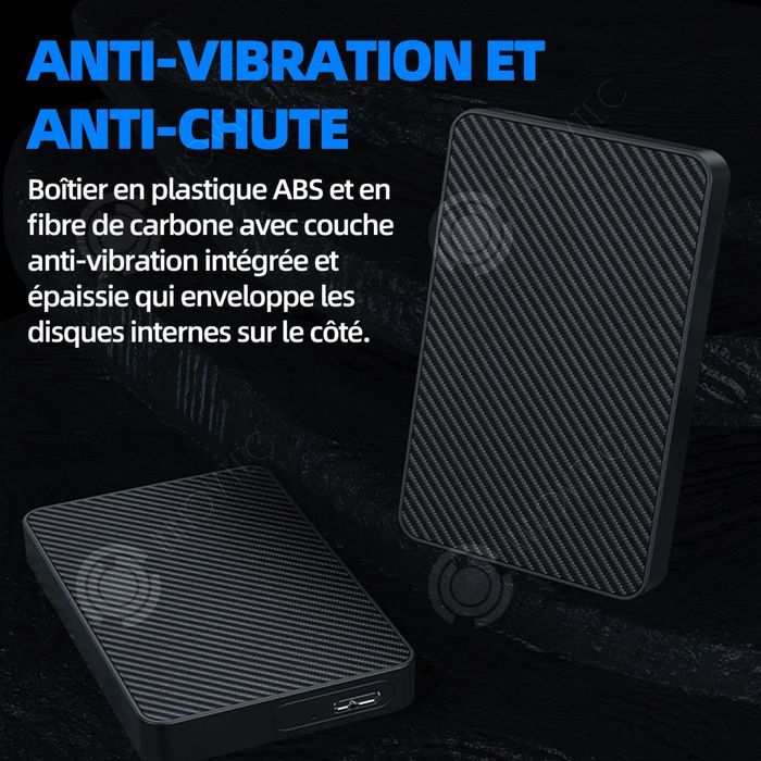 Disco duro externo USB 3.0 INN de 500 GB compatible con WinXP+Windows 7/8/10/11+OS, transferencia de disco duro de alta velocidad