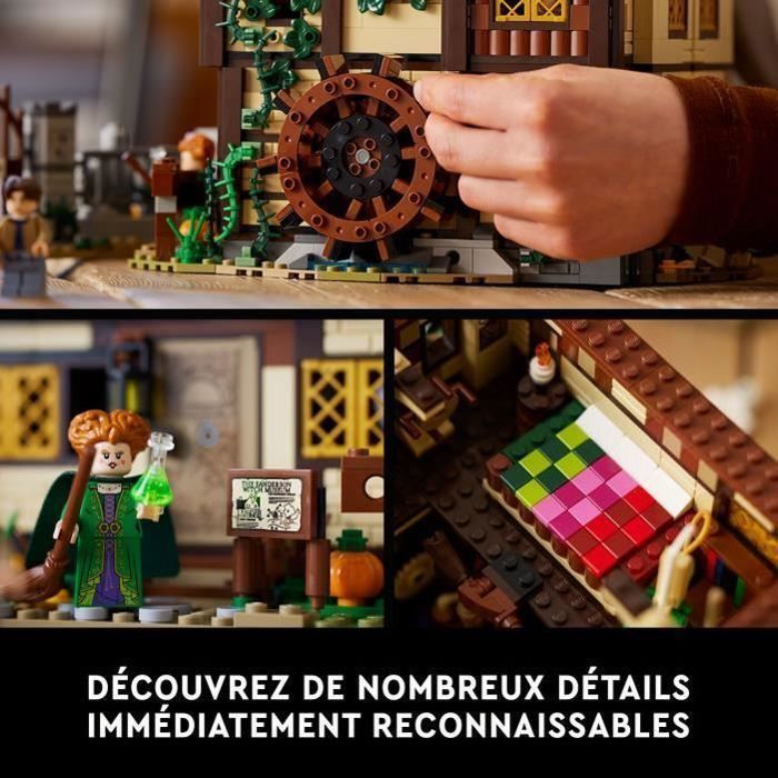 LEGO® Ideas Hocus Pocus Disney : le manoir des sœurs Sanderson 21341 -Set de construction - Un cadeau d’Halloween pour les adultes
