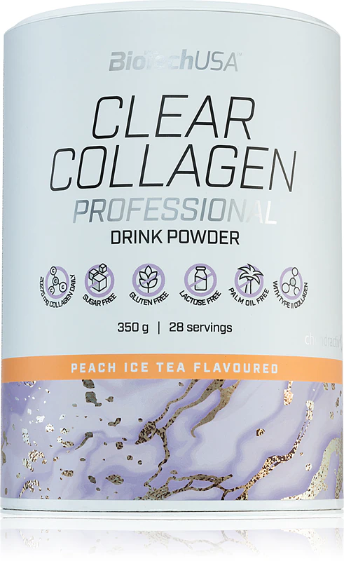 BioTechUSA Clear Collagen Profesionálny doplnok stravy v prášku na prípravu kolagénového nápoja