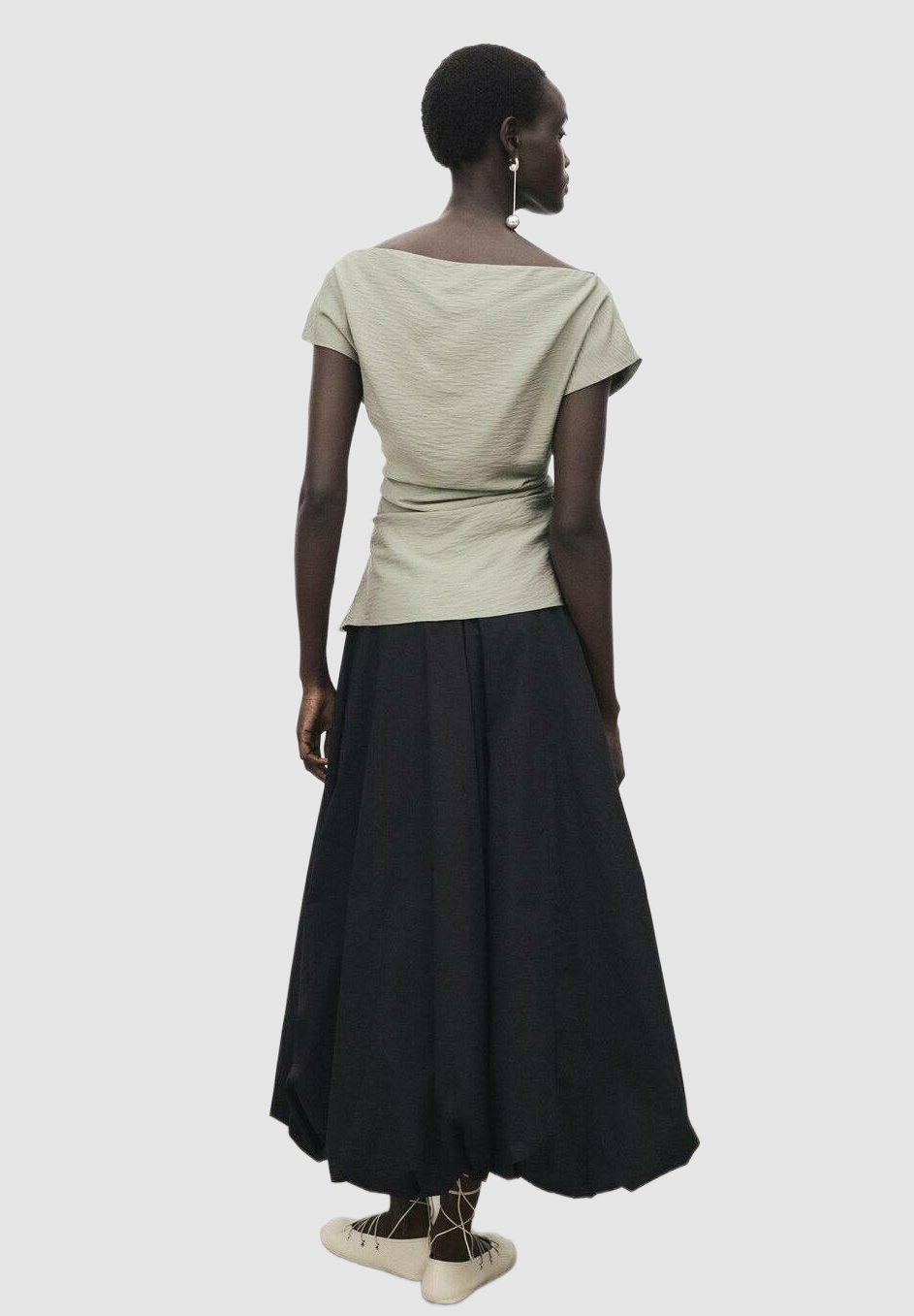 Mango Blouse - lichtgroen