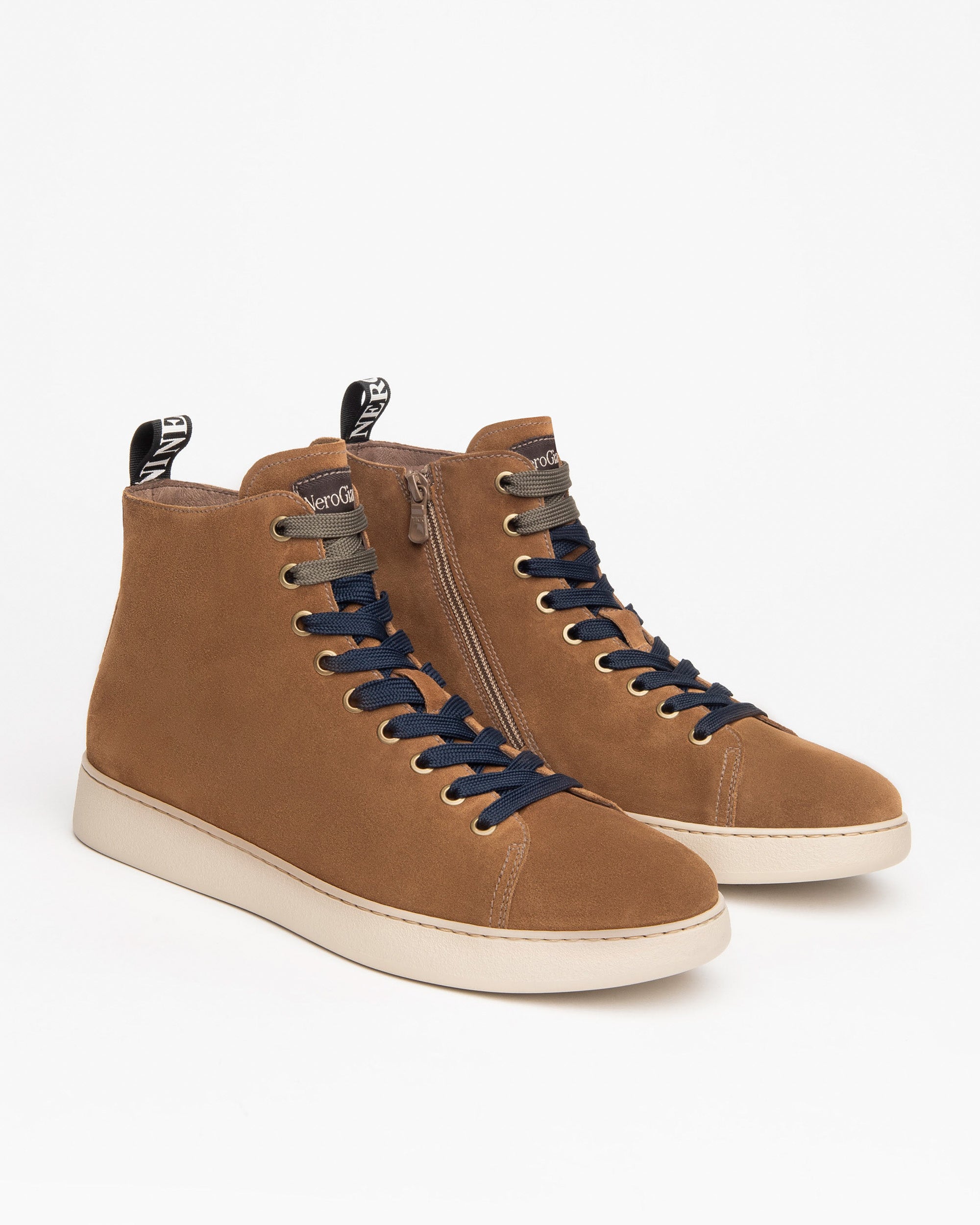 Sneakers Alte Uomo in Camoscio
