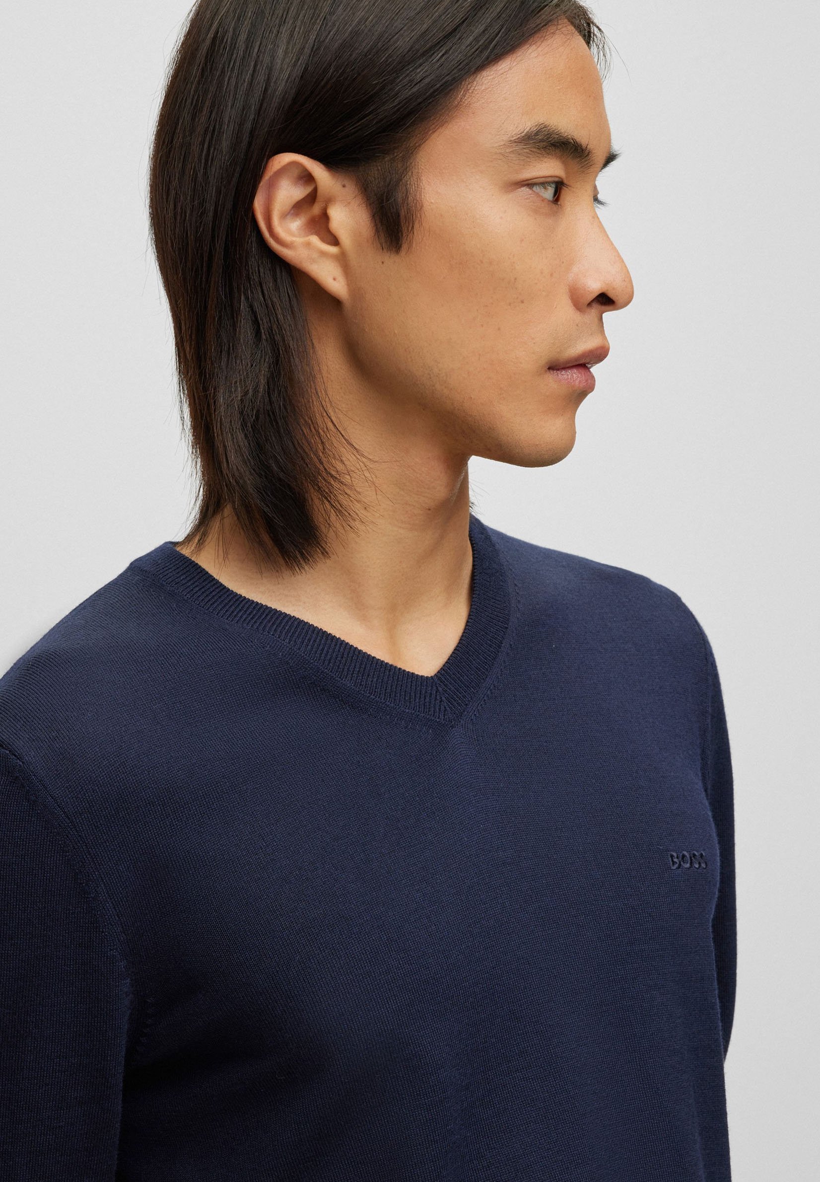 BOSS BARAM - Genser - dark blue