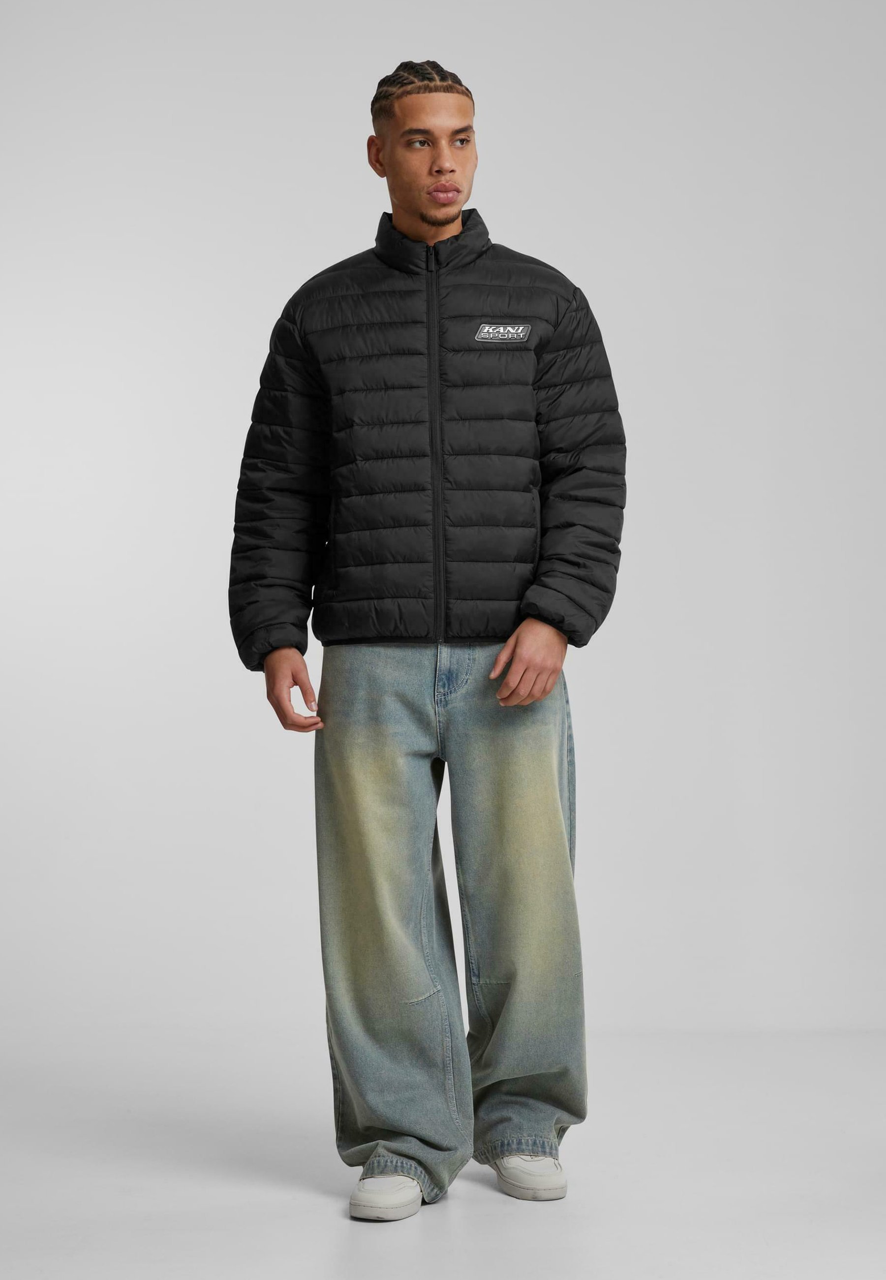 Karl Kani PATCH PUFFER - Winterjas - zwart