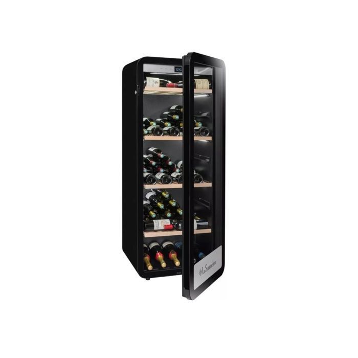 Wijnkelder voor rijping - LA SOMMELIERE - APOGEE150PVN - 147 flessen - Zwart - Wi-Fi (Vinotag)