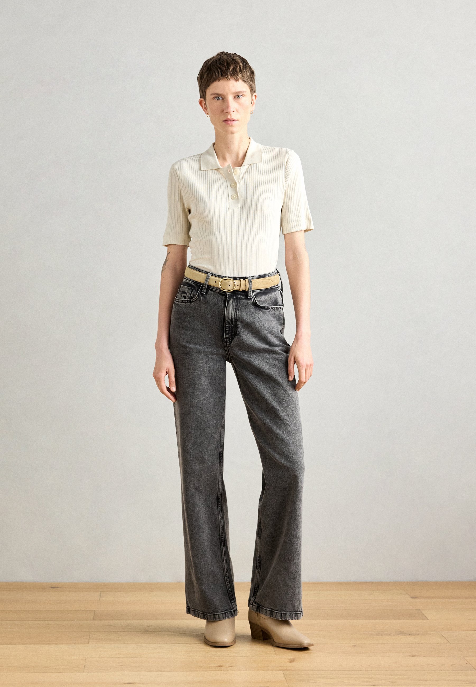 Anna Field - Confezione da 2 cinture - beige/marrone