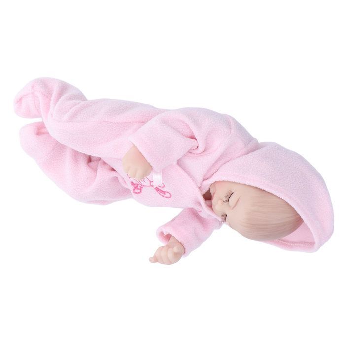 10-tuumainen Reborn-nukke, realistinen vauvanukke, pestävä pehmeä silikoni, herkät yksityiskohdat ja pyjama