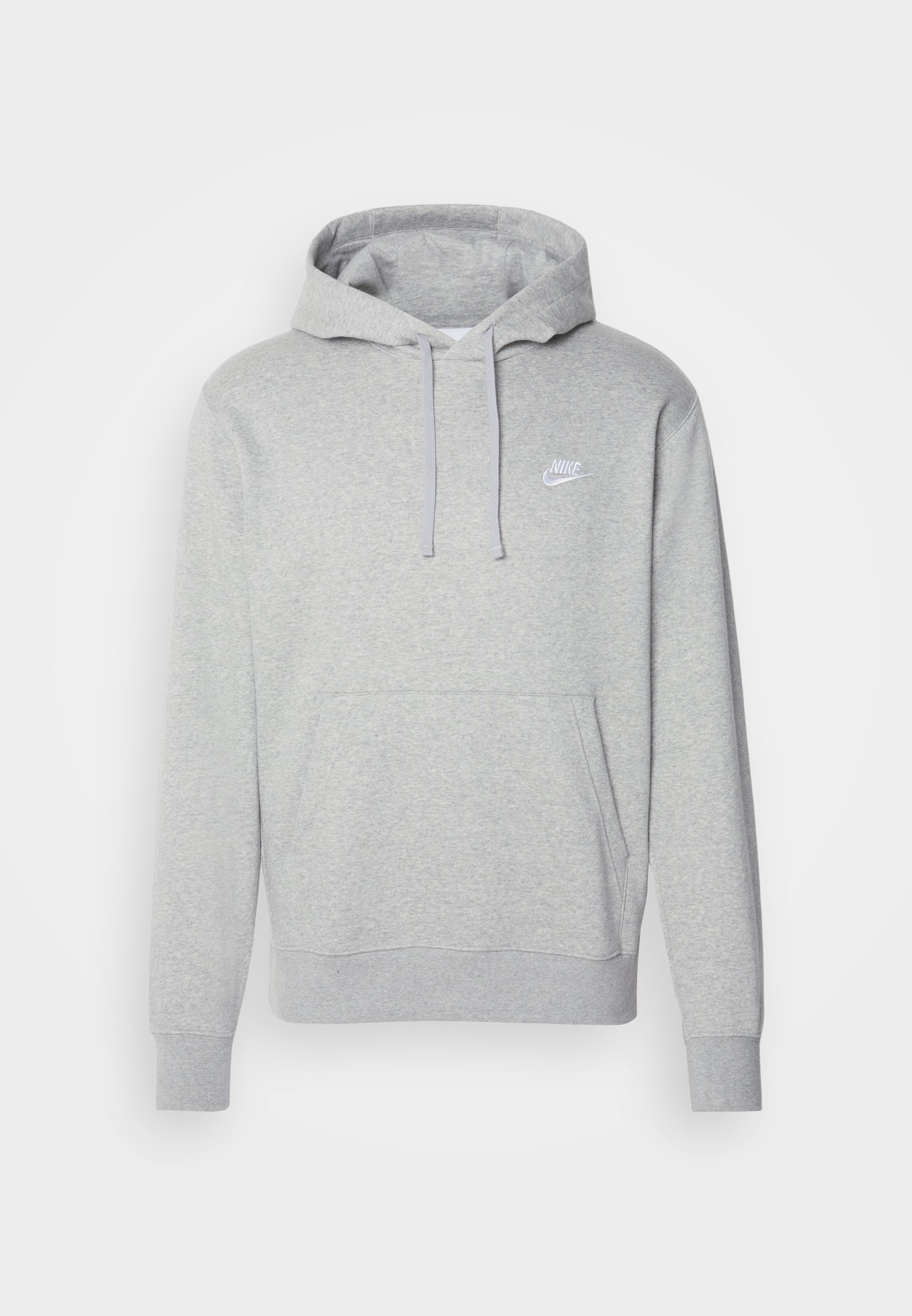 Nike Sportswear SPORTSWEAR CLUB FLEECE - Pulóver - szürke heather/matt ezüst/fehér
