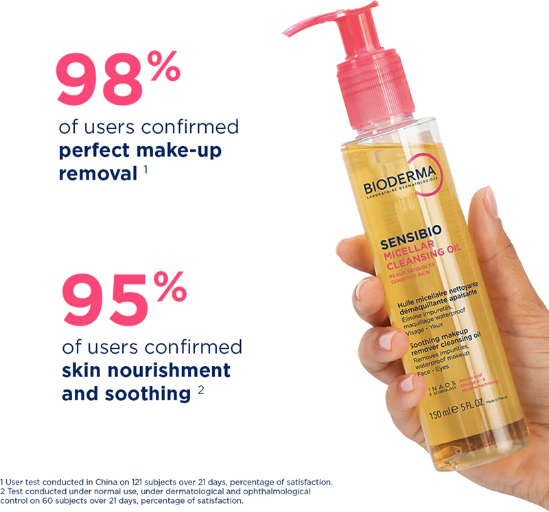 Óleo de limpeza micelar Bioderma Sensibio