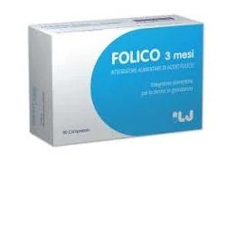 FOLICO Nahrungsergänzungsmittel mit Folsäure für 3 Monate, 90 Tabletten. Für Schwangere bestimmt.
