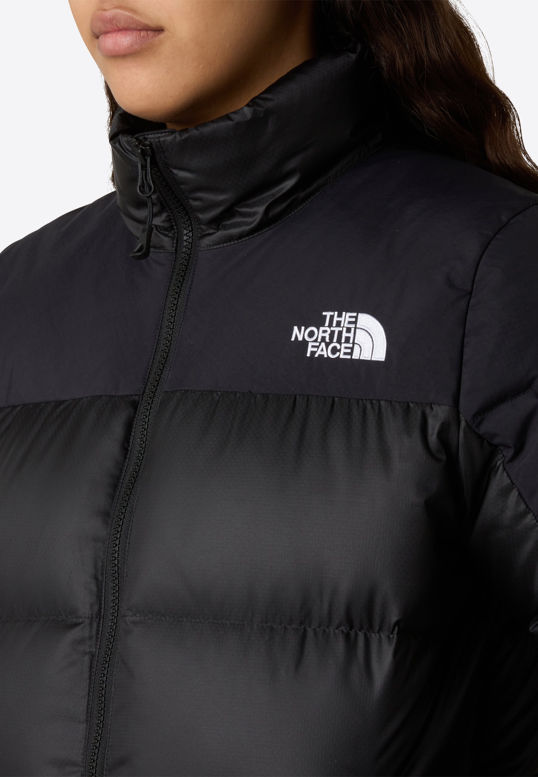 The North Face W DIABLO DOWN 2.0 JACKET - Untuvatakki - black heather/black