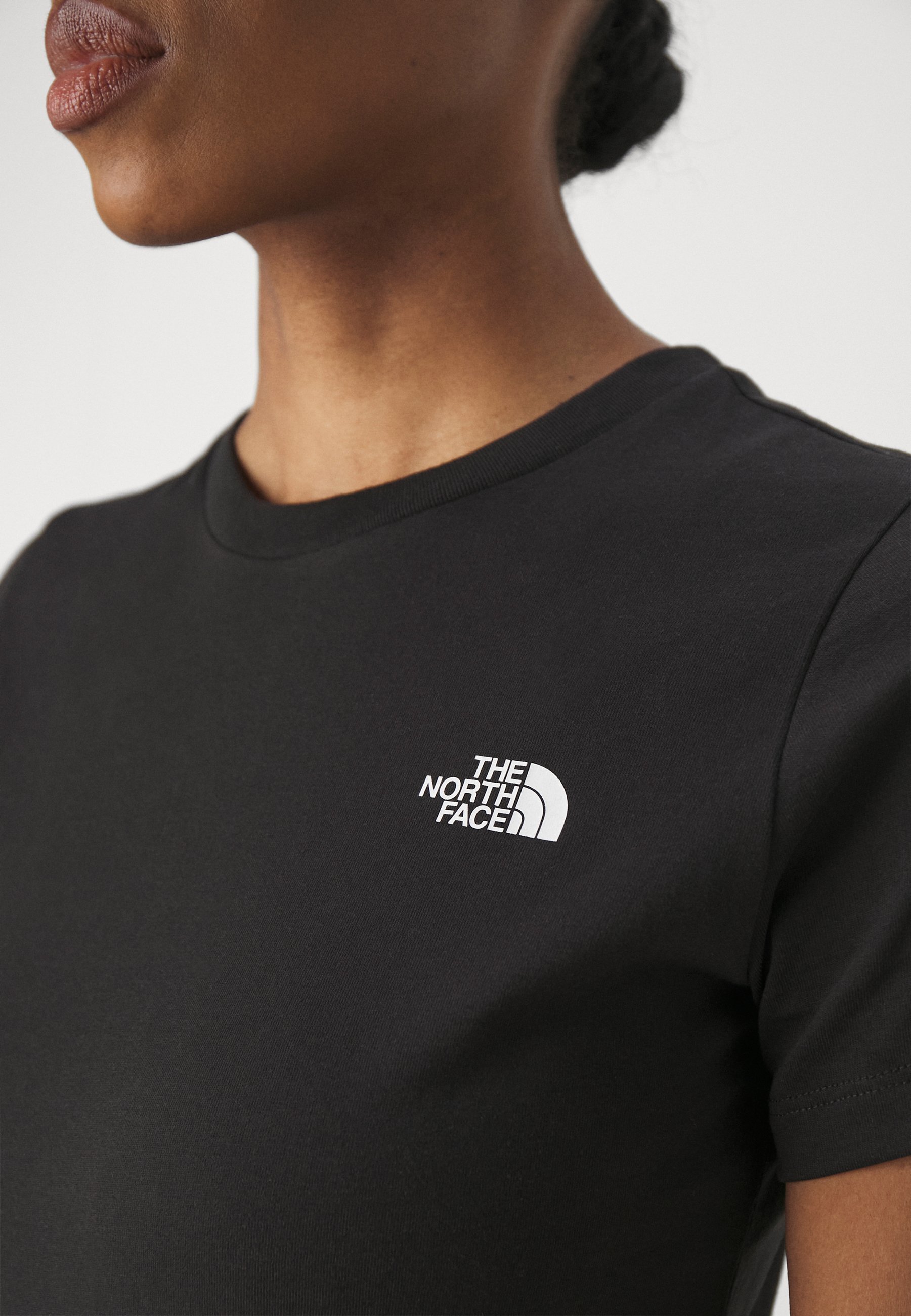 The North Face W SS SD SLIM TEE - Basic T-shirt - zwart