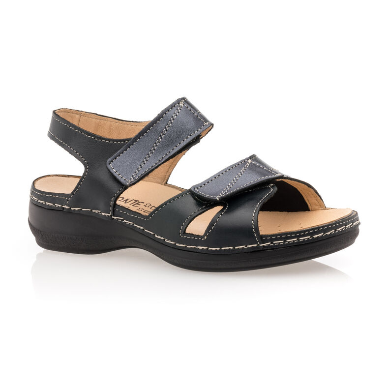 Zapatos cómodos para mujer, color azul.