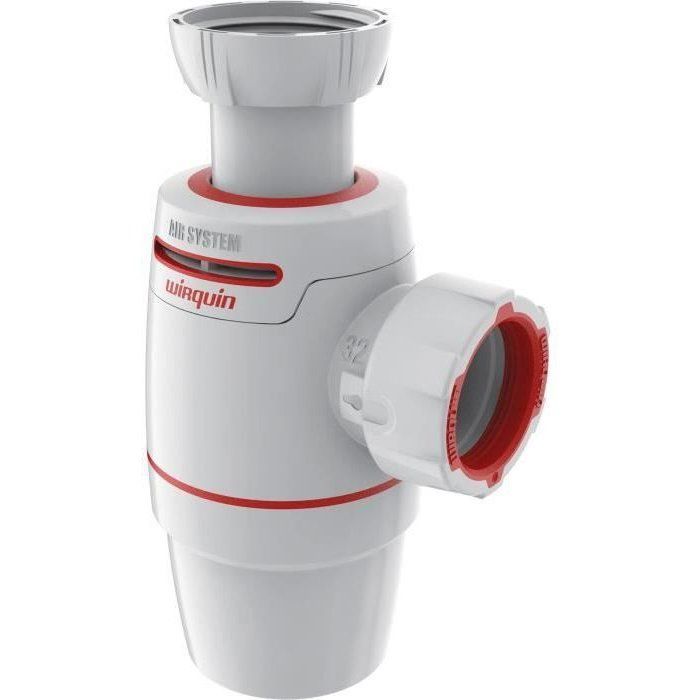 NEO AIR wastafelsifon met overgoten bi-injectieafdichtingen D32 - WIRQUIN - 30722148