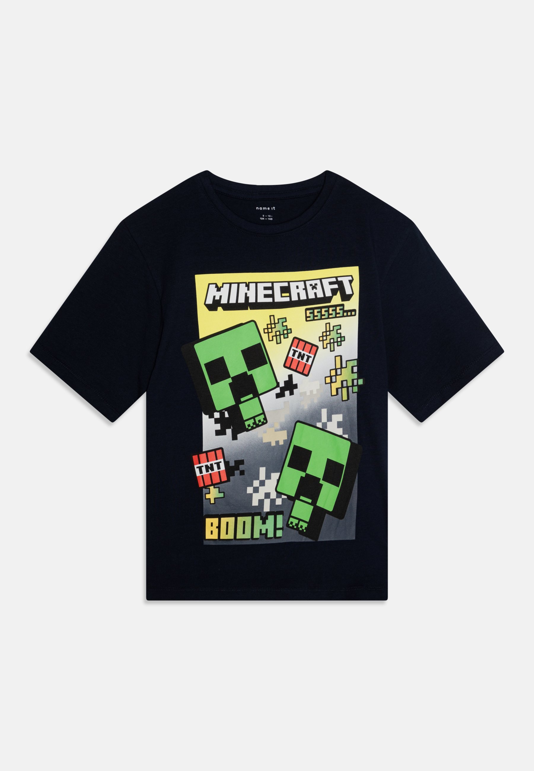 Name it NKMMUS MINECRAFT NREG - Tricou cu imprimeu - blazer bleumarin