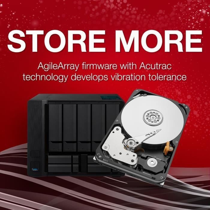 Disque dur interne - SEAGATE - IRONWOLF PRO 8To - SATA 6 Gbits/s - 7200RPM