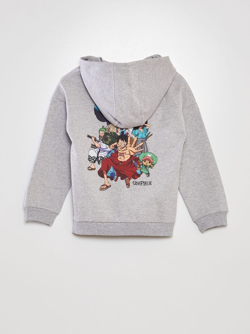 One Piece Hoodie - GRIJS