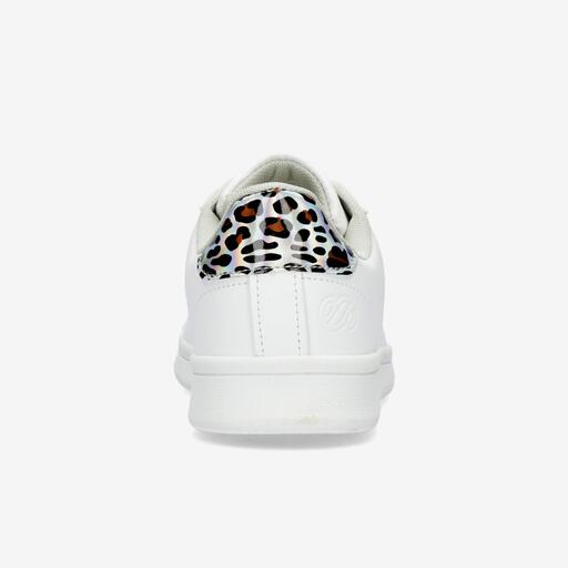 Silberne Court Sneakers
