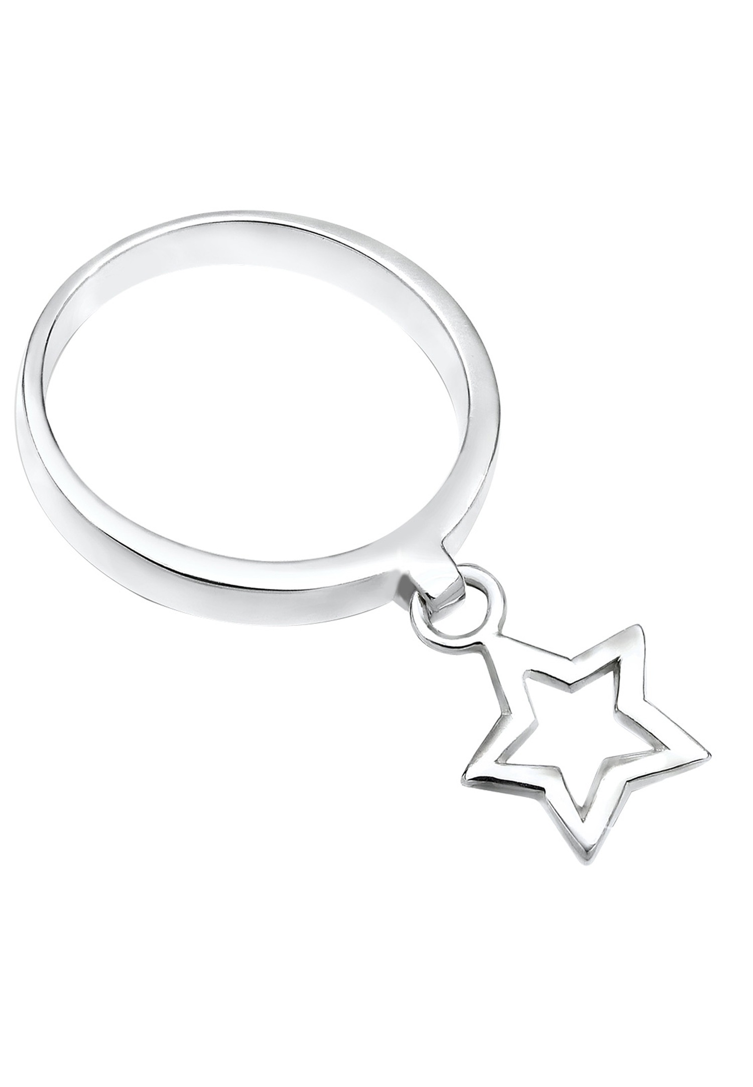 Elli Femmes pendentif étoile en argent sterling 925