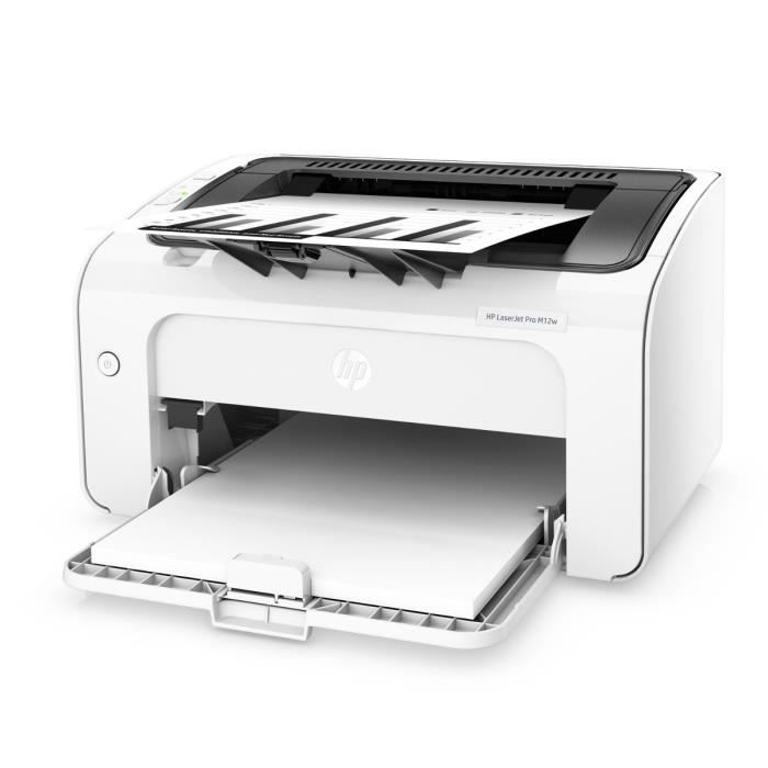 LaserJet Pro M12w Printer - USB 2.0 / WiFi - Laser - Single Function - Black and White