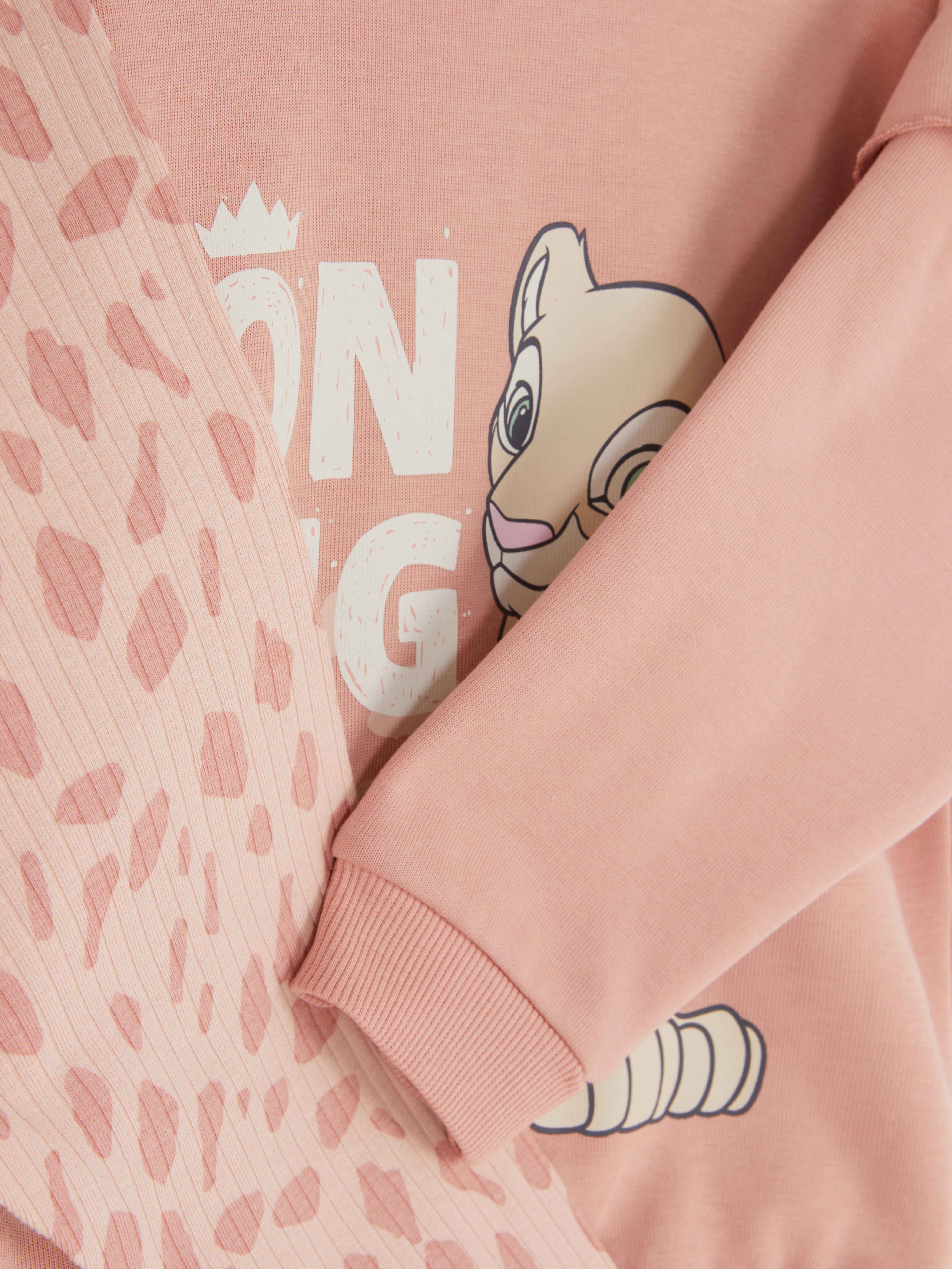 Disneys „Der König der Löwen“-Set aus Pullover und Leggings. Ein bequemes Set für kleine „Der König der Löwen“-Fans.