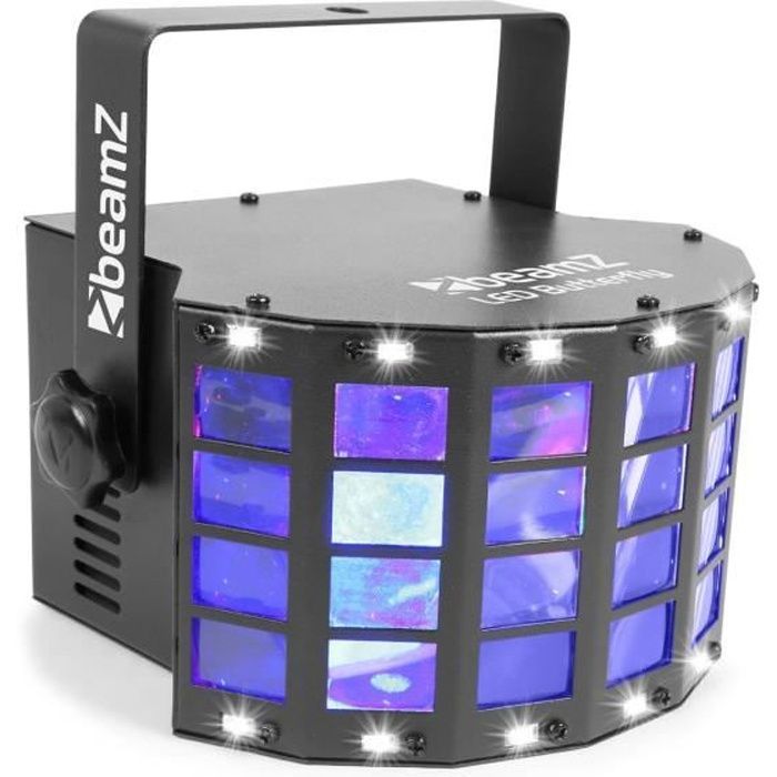 BeamZ Butterfly LED - 2-in-1 LED Projector with Strobe - 3x RGB LEDs, 3W per LED