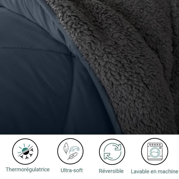 Edredón - Sampur - Sherpa 240x260 - Reversible Verano-Invierno - Aislante - 4 Estaciones