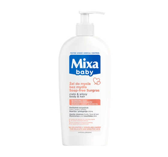 Mixa Baby szampon i płyn do kąpieli 2w1 400 ml