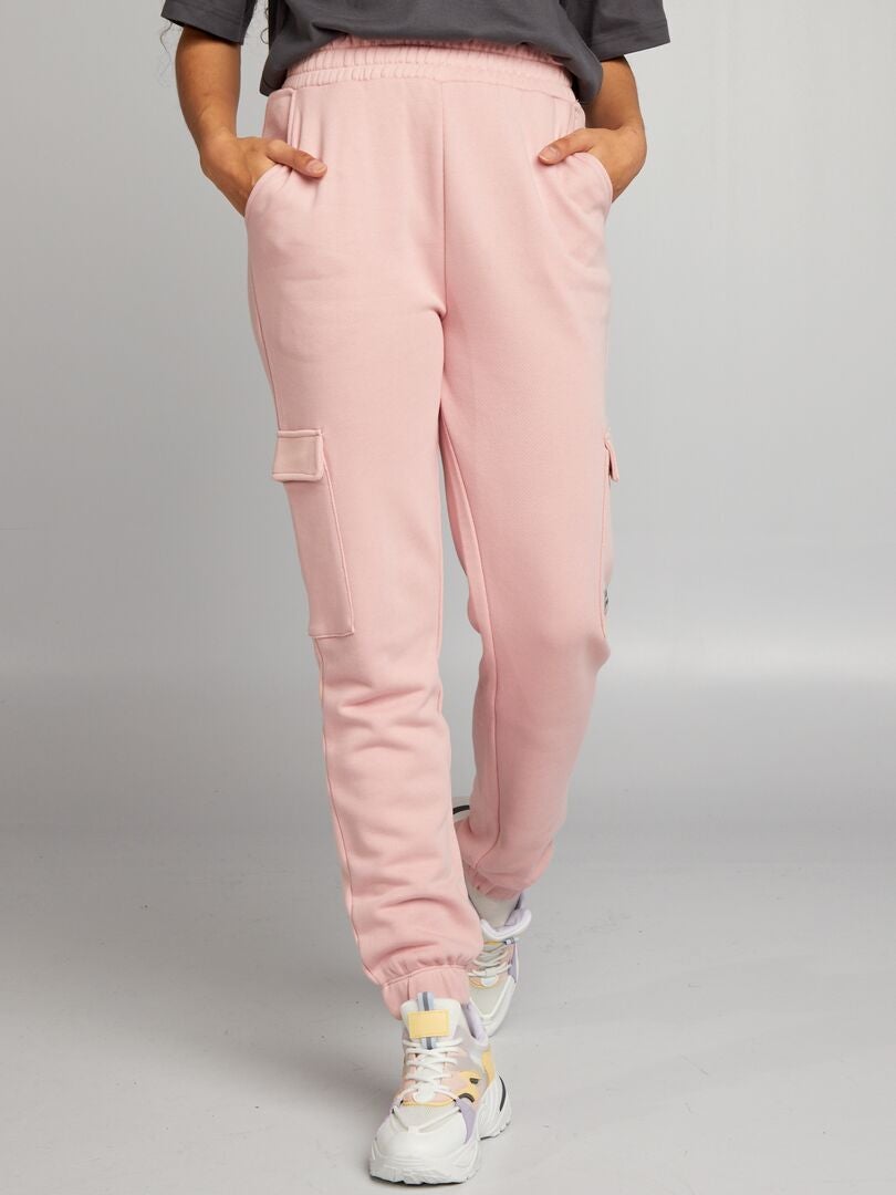 Fleece joggingbroek - ROZE
