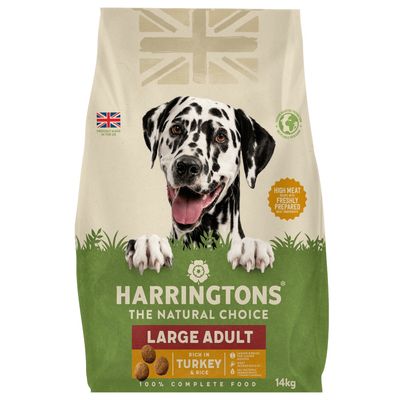Harringtons Complete Large Adult Dog - Ricco di tacchino e riso