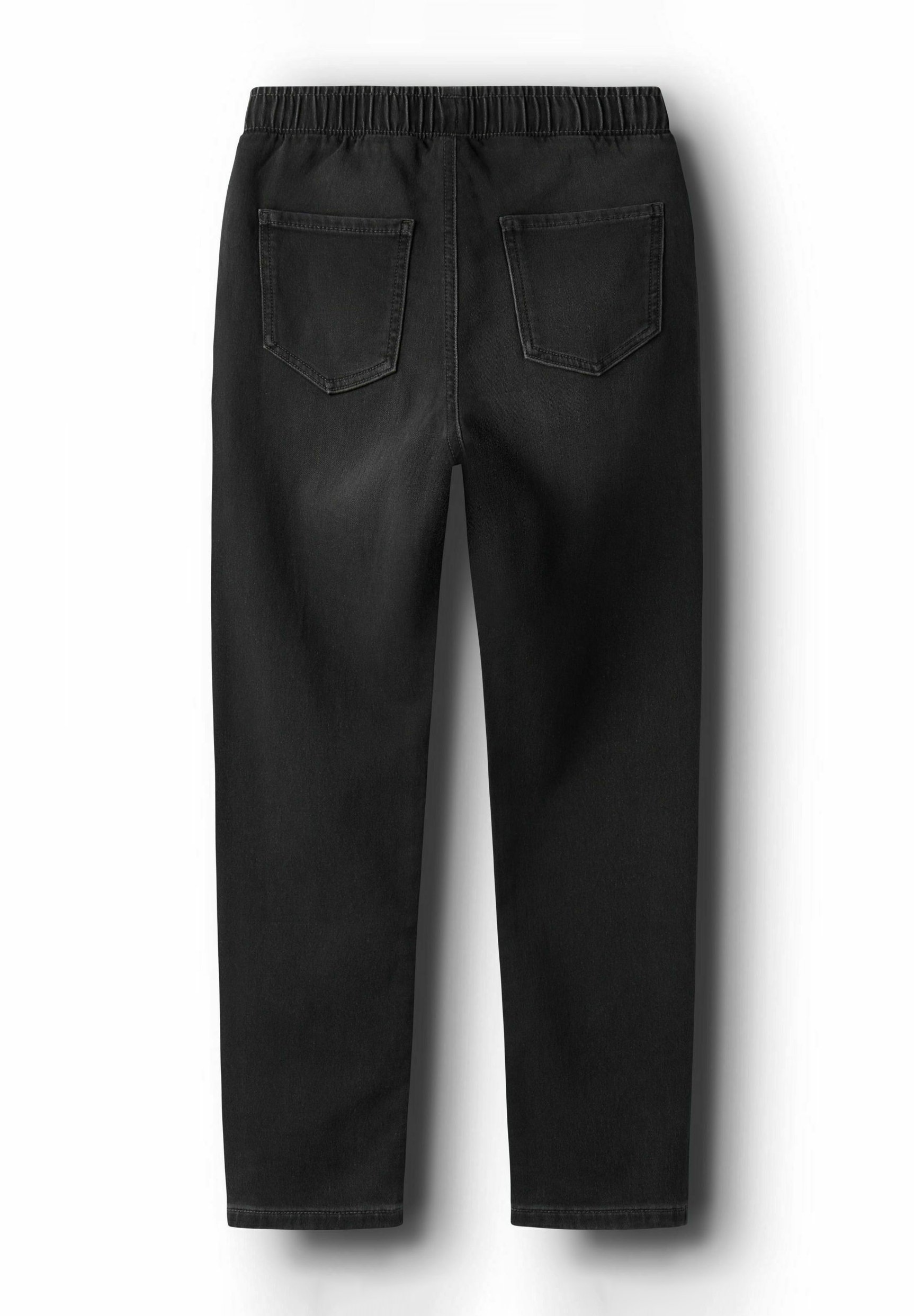 TWO SOON Traperice ravnog kroja - tamno sivi denim