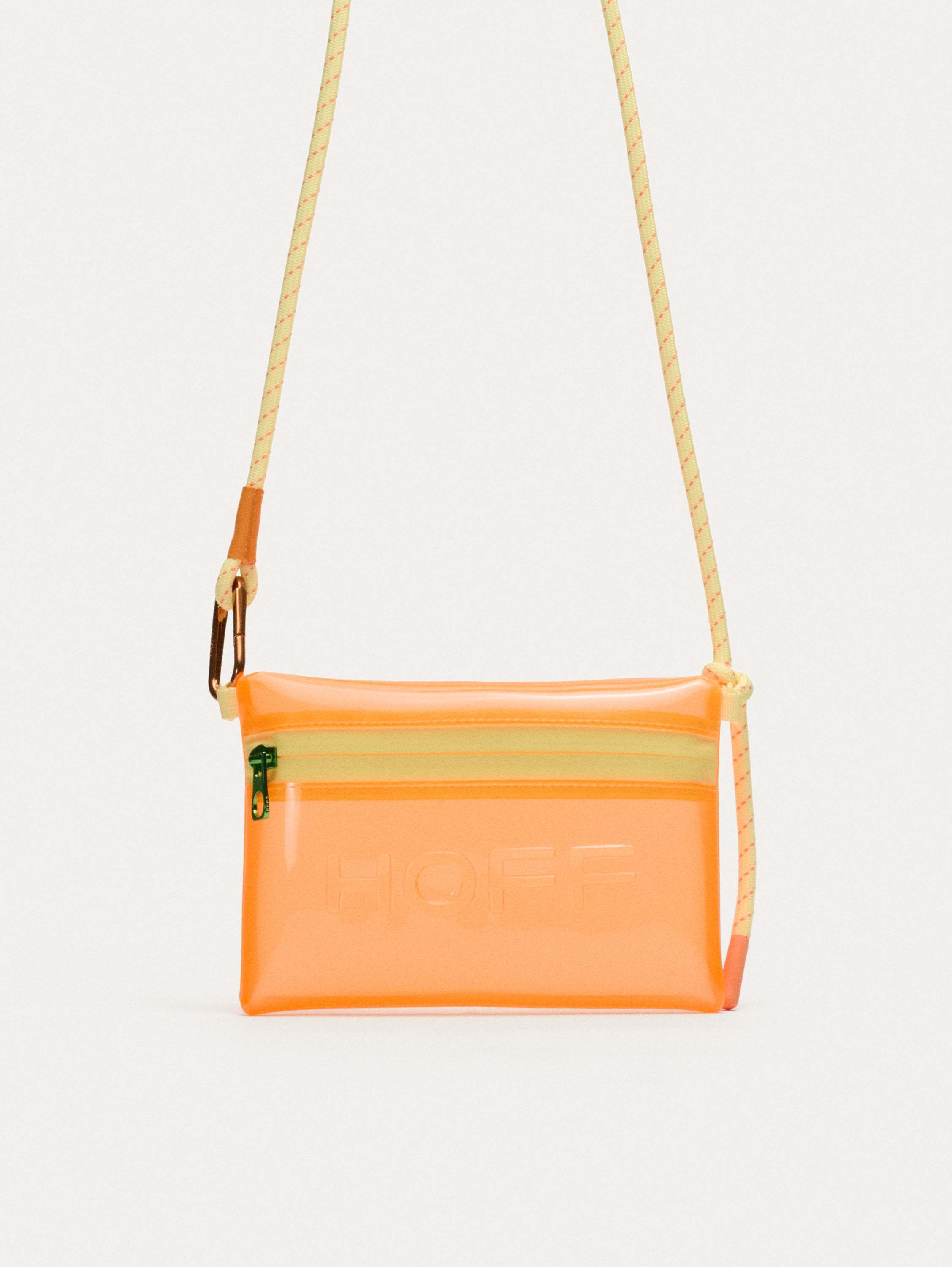 MINI BOLSO VINILO CRYSTAL NARANJA