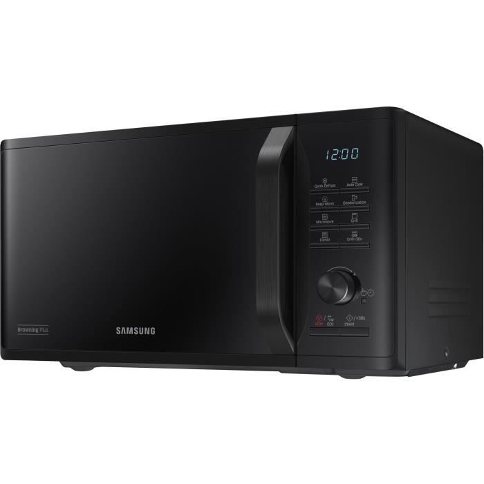Samsung MG23K3515CK 23L Microwave Grill - Black - Electronic Control + Button - Keep Warm Function