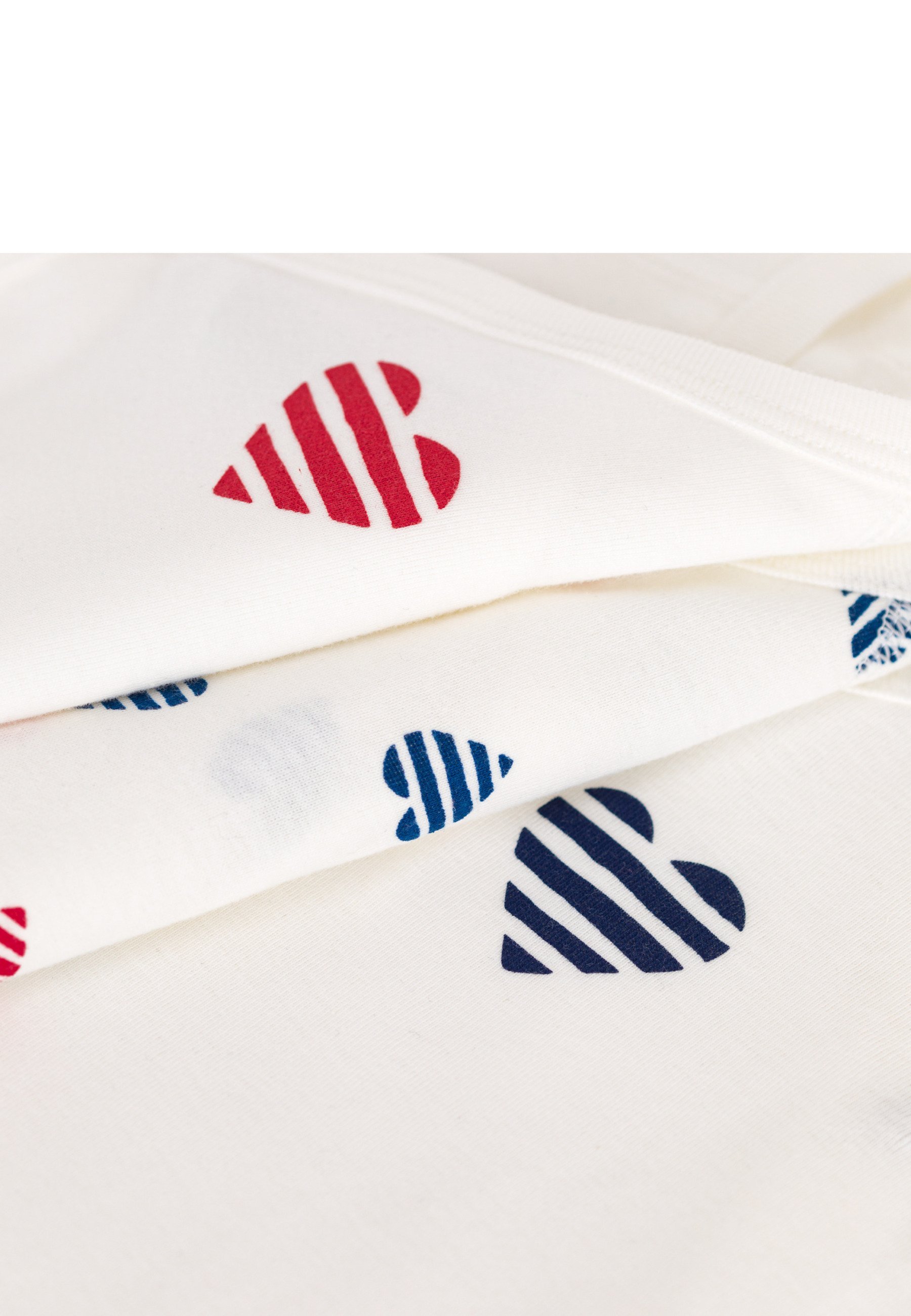 Petit Bateau NEWBORN NAISS UNISEX 3 PACK - Body - marshmallow/veelkleurig