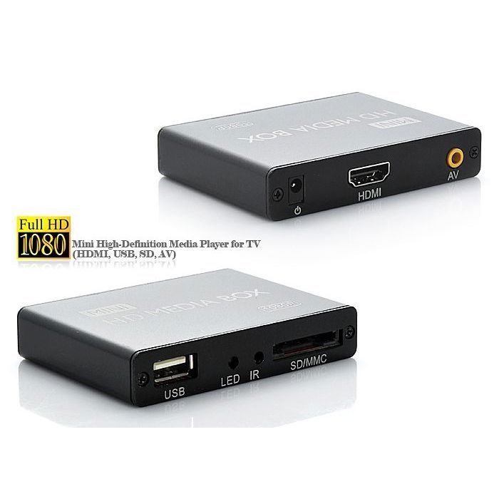 Media Center Lecteur Tout Format Full HD 1080P Disque Dur Carte SD Et Clé USB YONIS