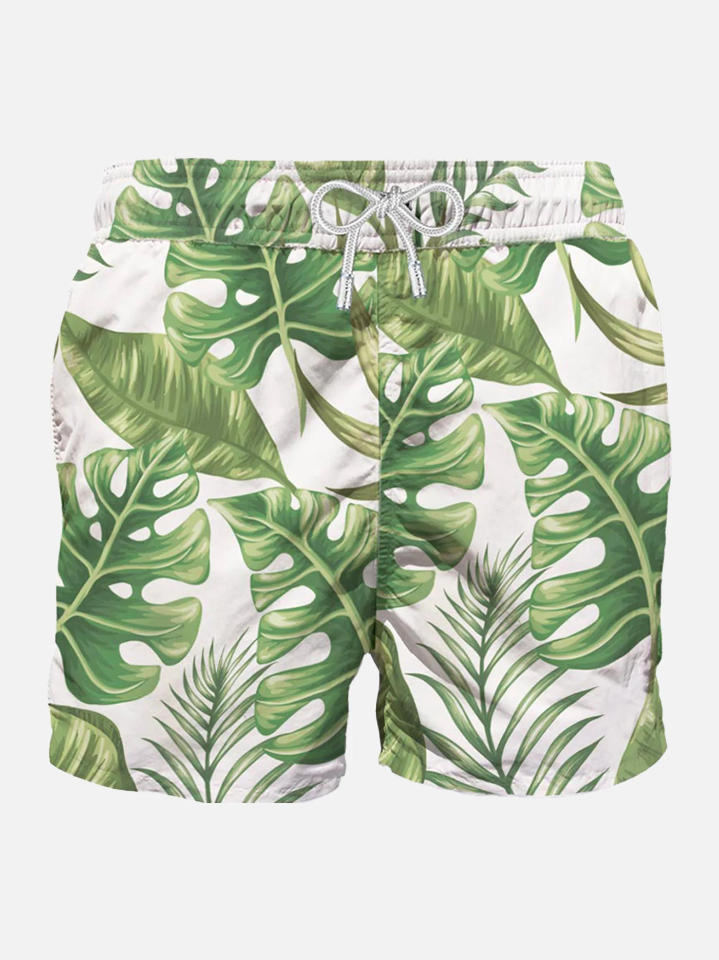 Midi-badpak met tropische print