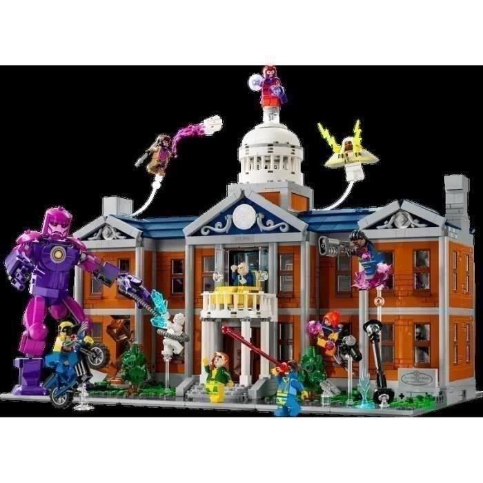 LEGO Marvel 76294 Exclu Cdiscount Les X-Men : l’institut Xavier - Cadeau d'anniversaire avec super-héros
