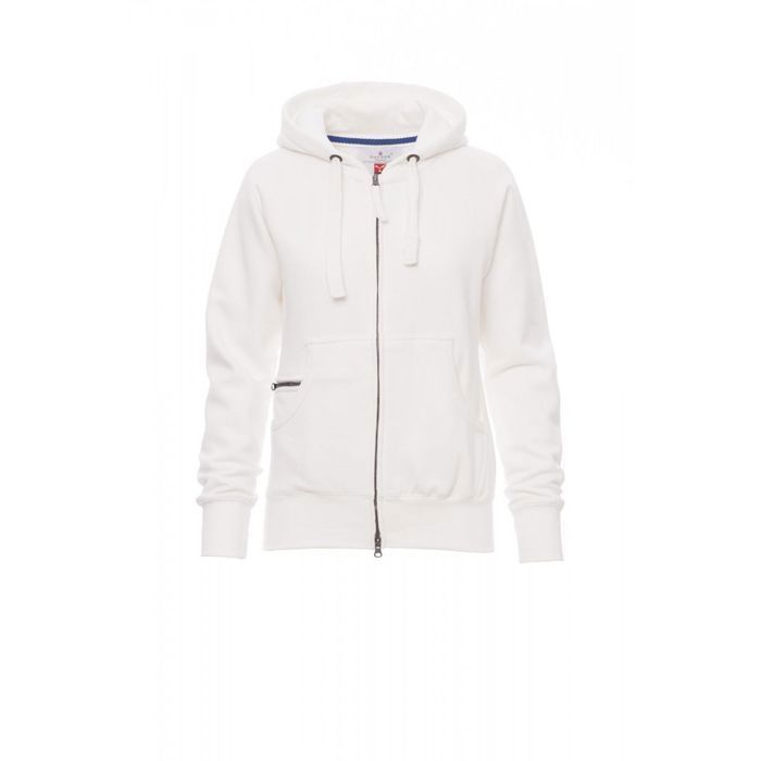Moletom feminino Payper Dallas+ - Branco - Com capuz - Adulto