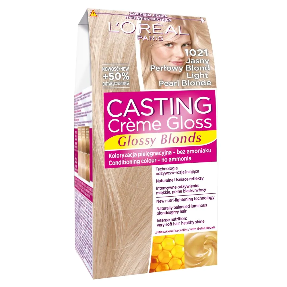 Casting Creme Gloss Farba do włosów 1021 Jasny Perłowy Blond
