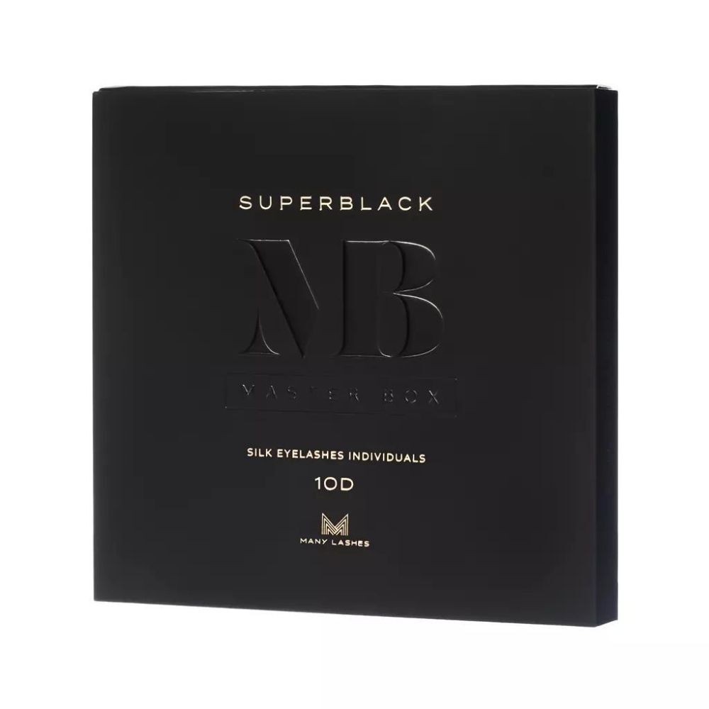 Veel Beauty Master box Superblack zijden wimpers, individueel verpakt.