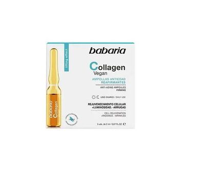 Babaria Collagen Vegan Anti-Aging Ampullit Kiinteyttävät Anti-Aging Kollageeniampullit 5 x 2 ml 5 x 2 ml