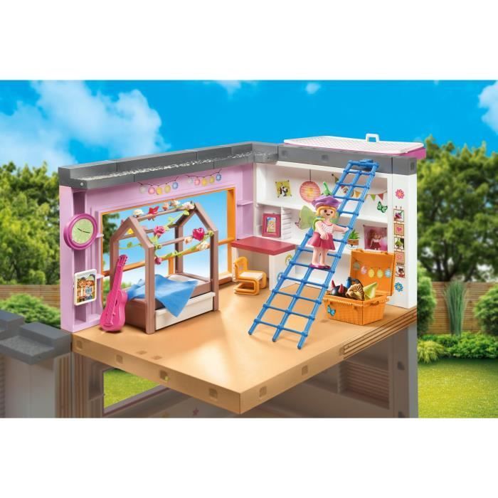 PLAYMOBIL 71610 Children's Bedroom with Cabin Bed, My Life Architect's House, 97 Pieces, Ages 4+
