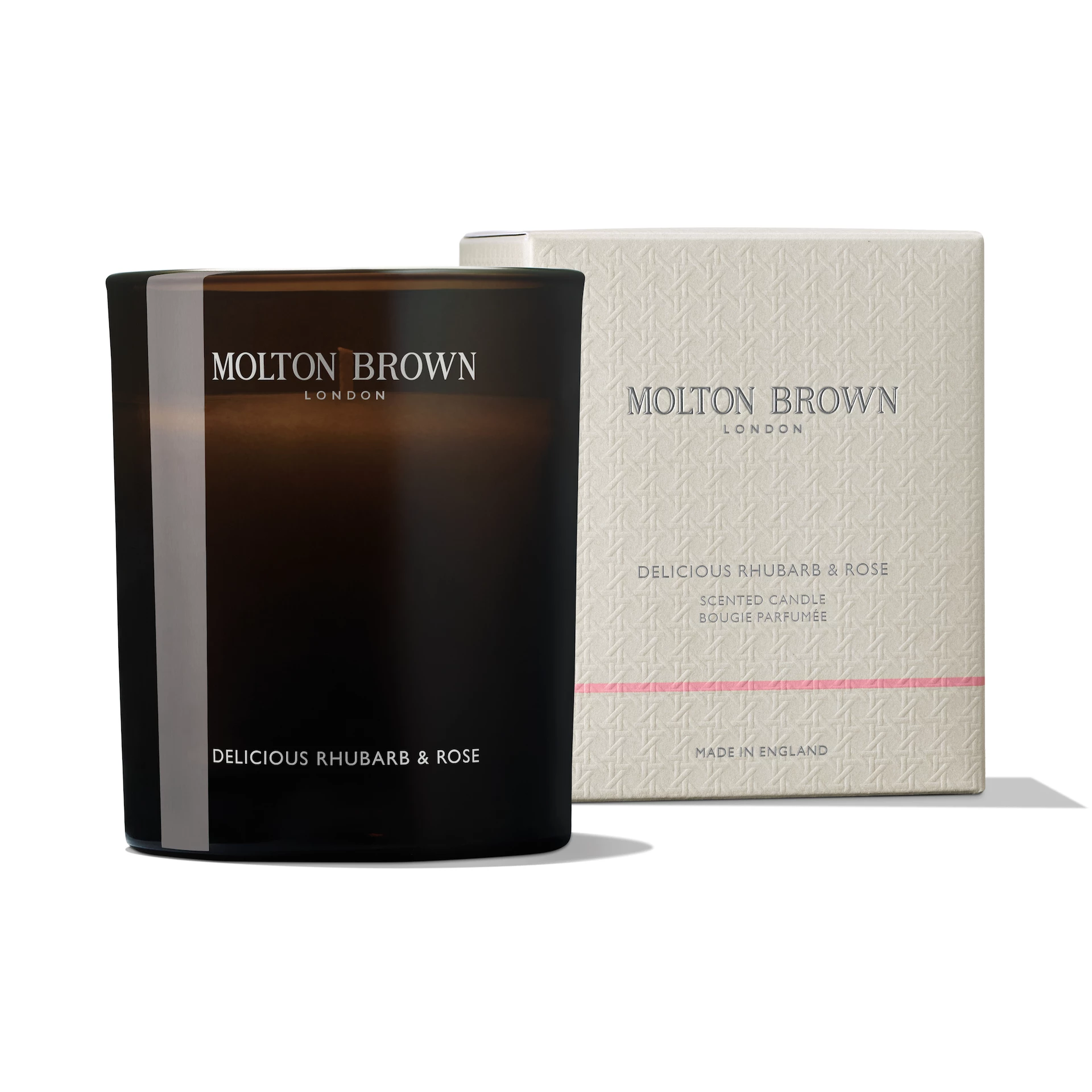 Lumânare delicioasă cu rubarbă și trandafir 190g - Molton Brown