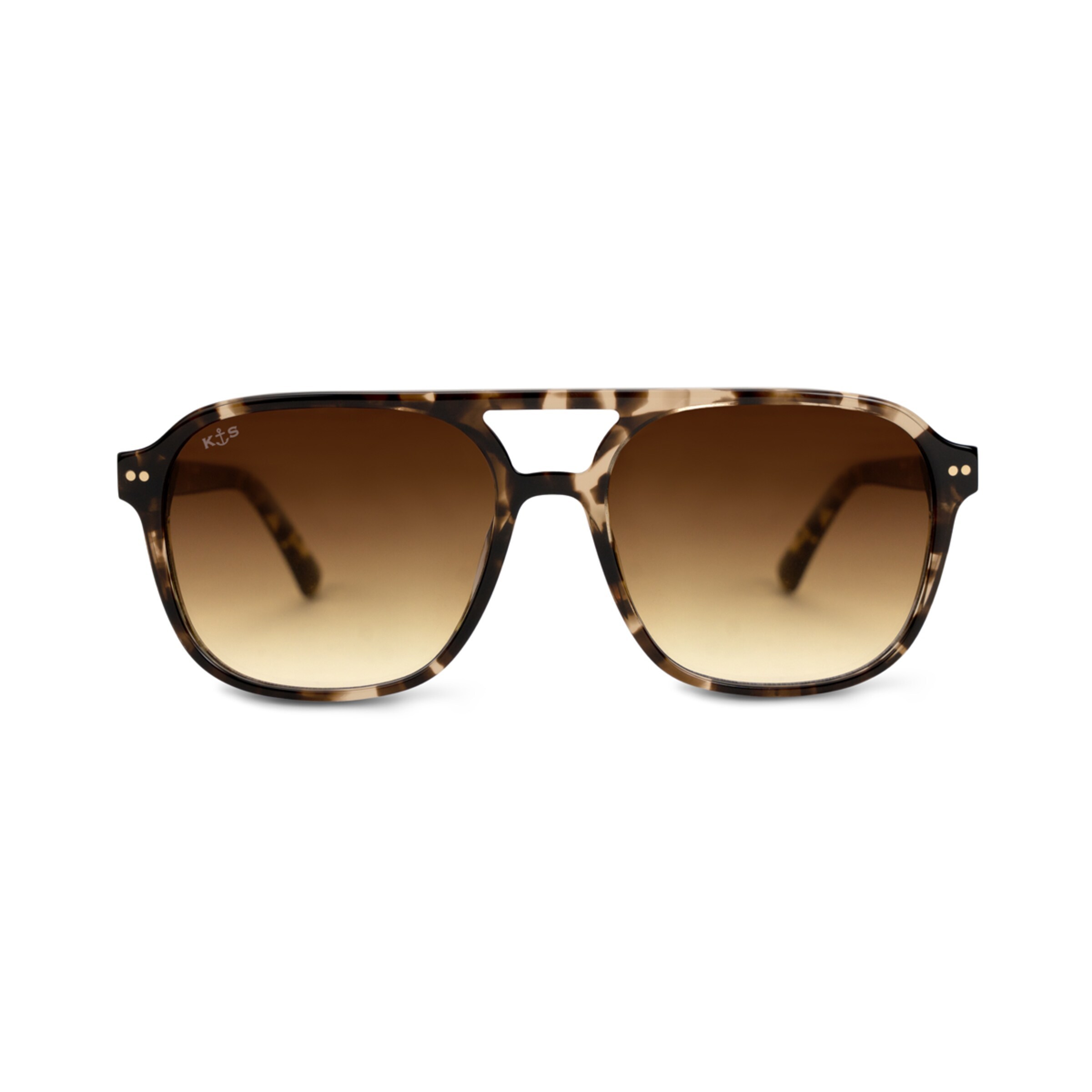 Zurich Oversize Crystal Tortue Brown