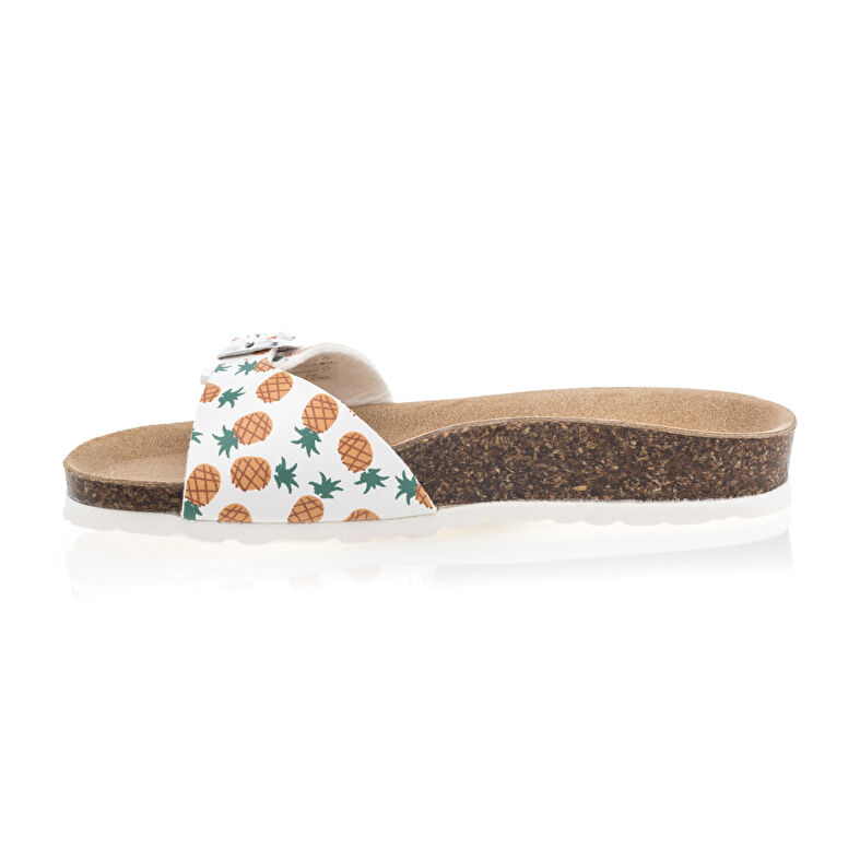 Hvite sandaler / sko med åpen tå for jenter