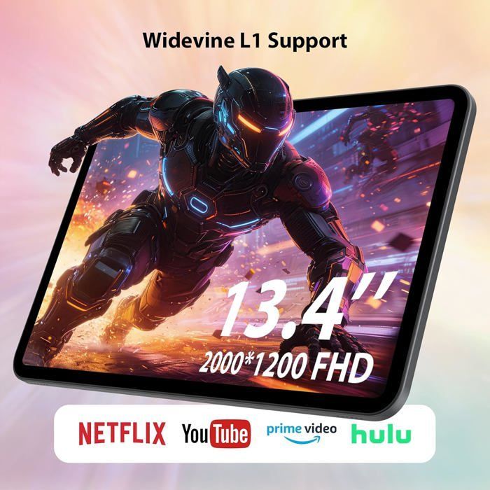 Tablet Android de 16 pulgadas (13,4