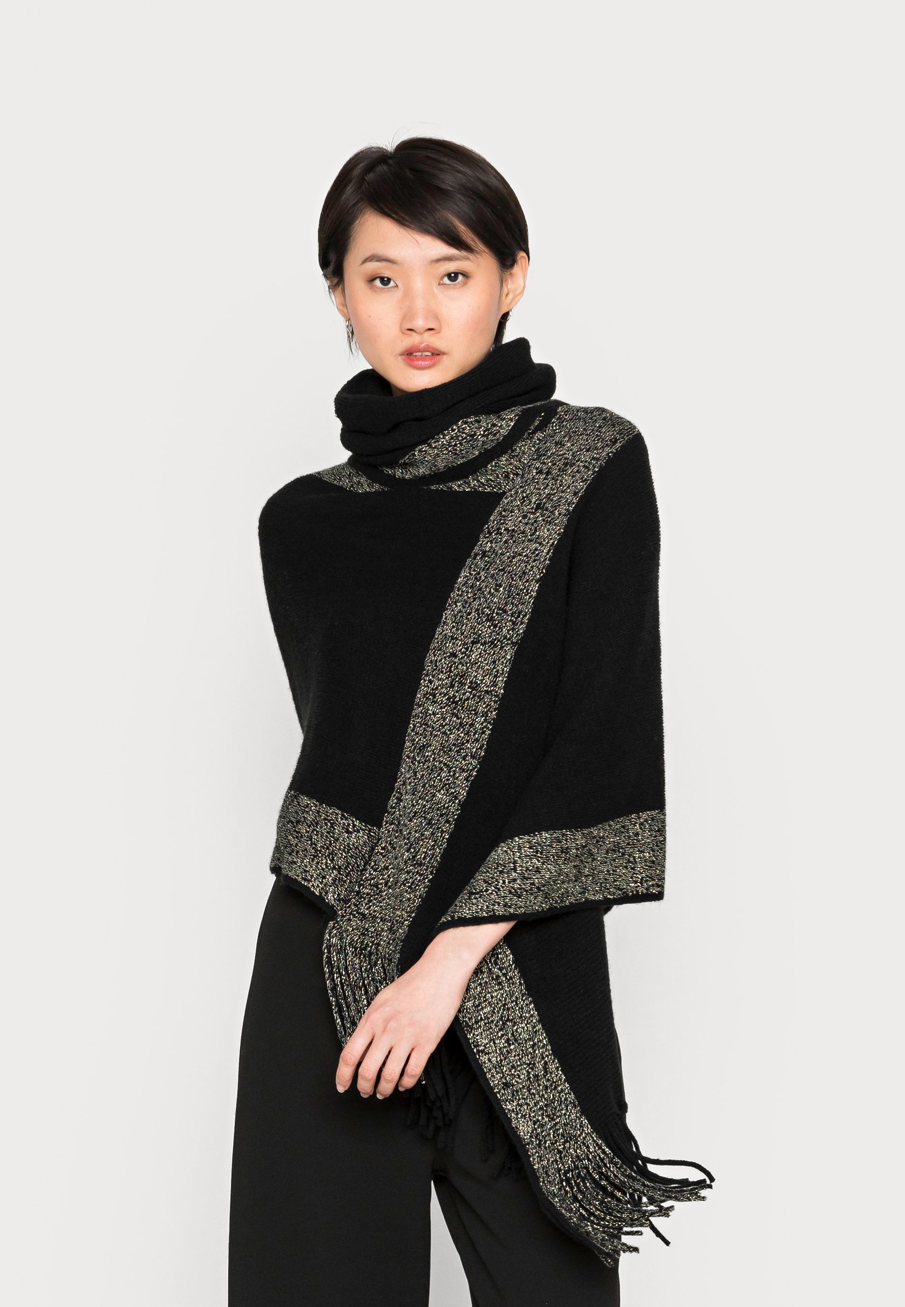 Anna Field cape - zwart/goud